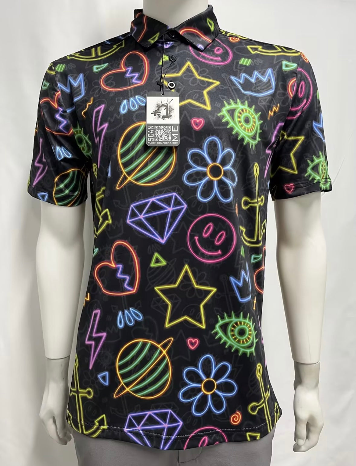 MEN'S NEON DREAMS POLO