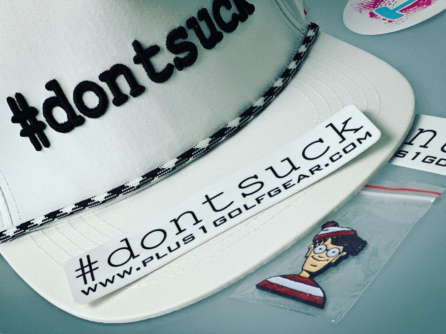 #DONTSUCK DRY-FIT POLYESTER ROPE HAT