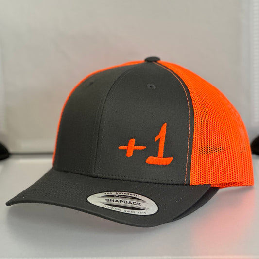 PLUS 1 EMBROIDERED HAT